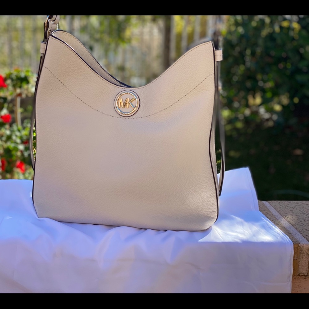 Michael Kors Pebbled Leather Shoulder Bag